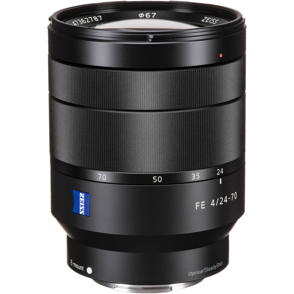 Lente Sony Vario-Tessar T* FE 24-70mm f/4 ZA OSS - Usado-