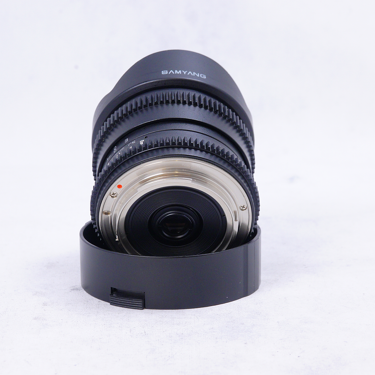 Samyang 8mm T/3.8 Fisheye lente de cine para Canon APSC - Usado 4