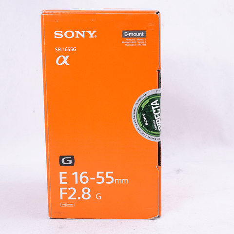 Sony E 16-55mm f/2.8 G Sellado - Usado