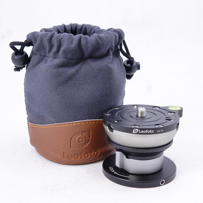 Leofoto LB-75 Base niveladora con mango de mariposa y placa de 75mm - Usado 3