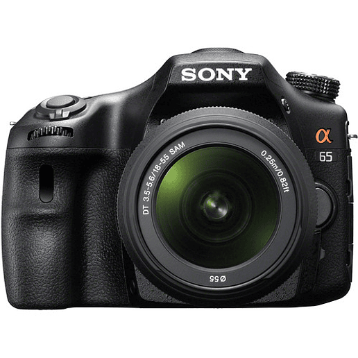 Sony A65 DSLR con lente 18-55mm - Usado 1