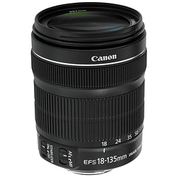Lente Canon EF-S 18-135 mm f3.5-5.6 IS STM - Usado
