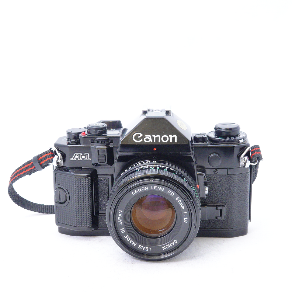 Canon A1 más lente 50mm F1.8 FD - Usado