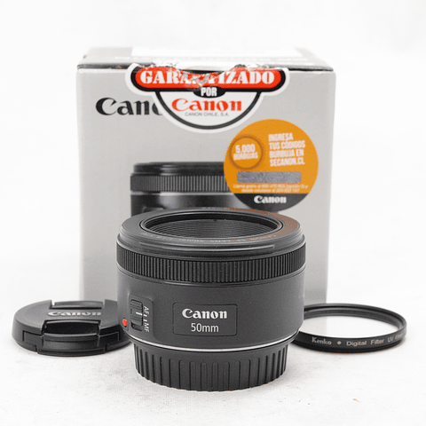 Canon EF 50mm f1.8 STM con caja original - Usado
