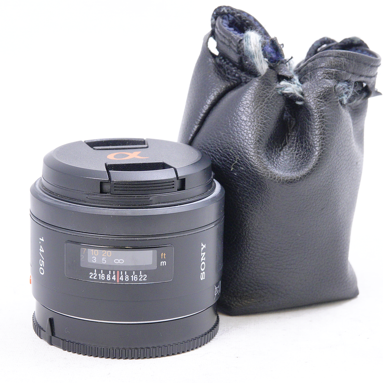 Sony 50mm f/1.4 montura A - Usado  2