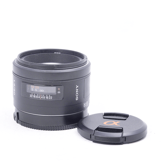 Sony 50mm f/1.4 montura A - Usado  3