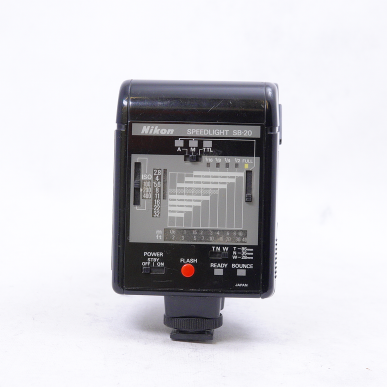 Flash de cámara Nikon SB-20 Speedlight electrónico - Usado 2