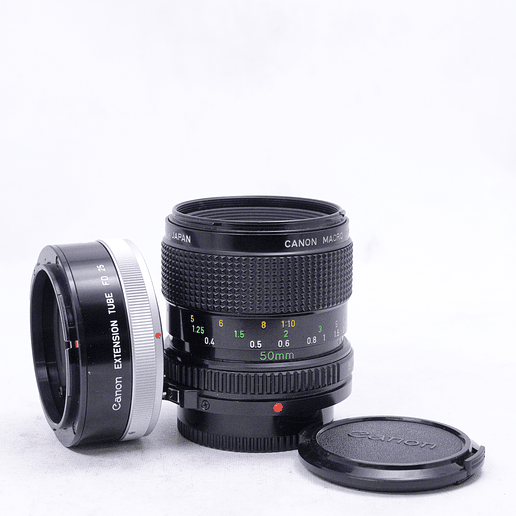 Canon FD 50mm F3.5 Macro con tubo de extensión FD25 - Usado 1
