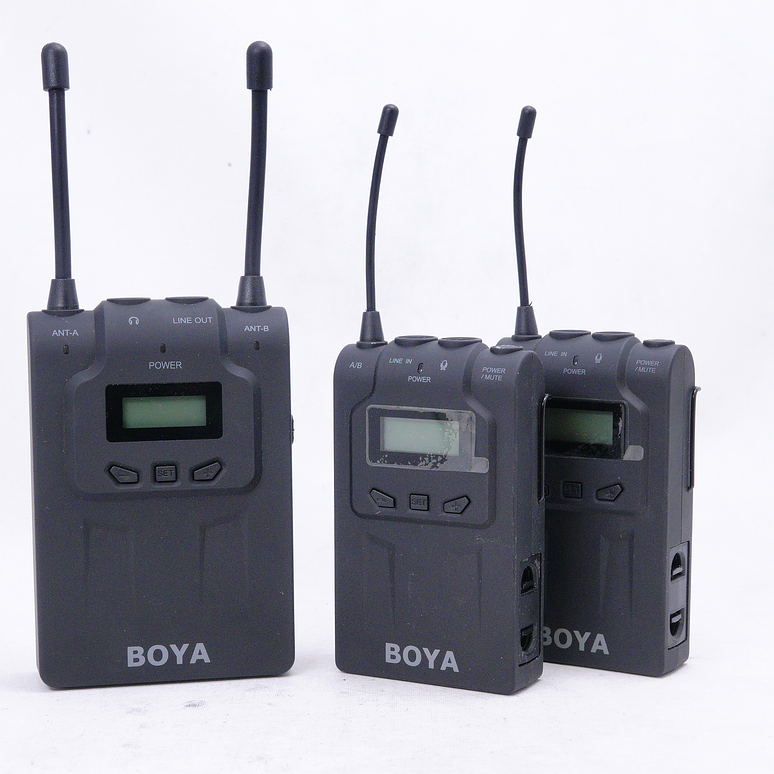 BOYA BY-WM8 Pro-K2 Sistema Lavalier Wireless de Doble Canal - Usado 2