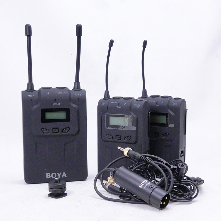 BOYA BY-WM8 Pro-K2 Sistema Lavalier Wireless de Doble Canal - Usado 3