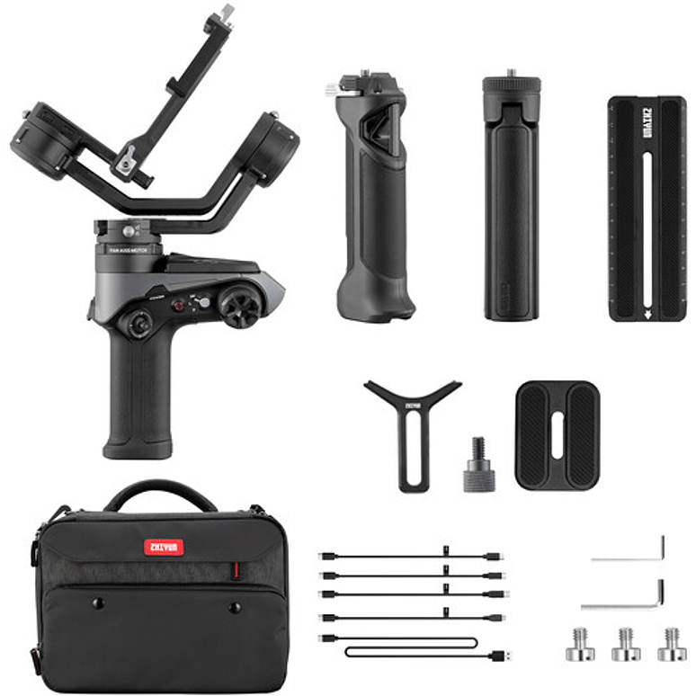 Zhiyun WEEBILL-2 Combo KIT con mango de honda y estuche de tela - Usado 1