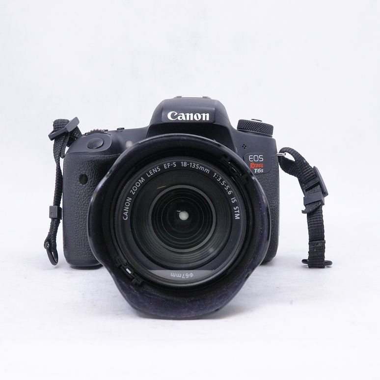 Canon EOS Rebel T6s DSLR con lente 18-135mm y accesorios - Usado 2