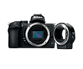 Nikon Z50 con adaptador FTZ y accesorios - Usado