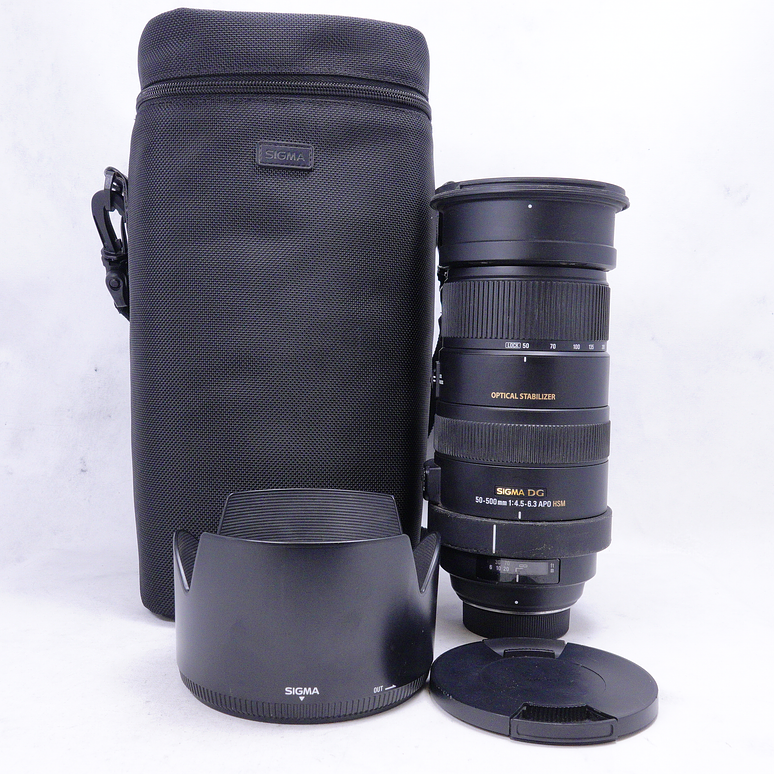 Sigma 50-500mm f/4.5-6.3 APO DG OS HSM para Nikon - Usado 6