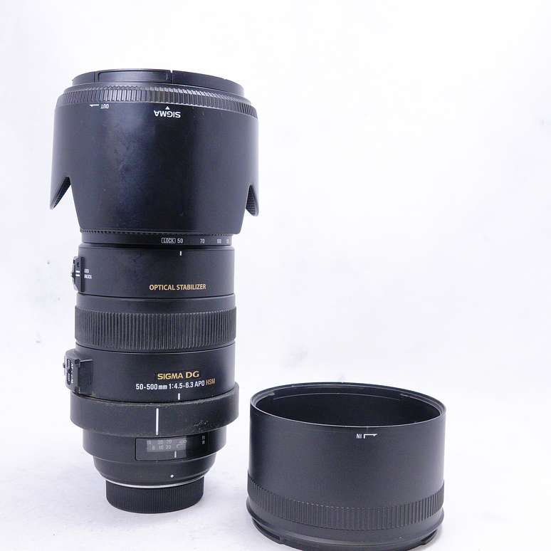 Sigma 50-500mm f/4.5-6.3 APO DG OS HSM para Nikon - Usado 7