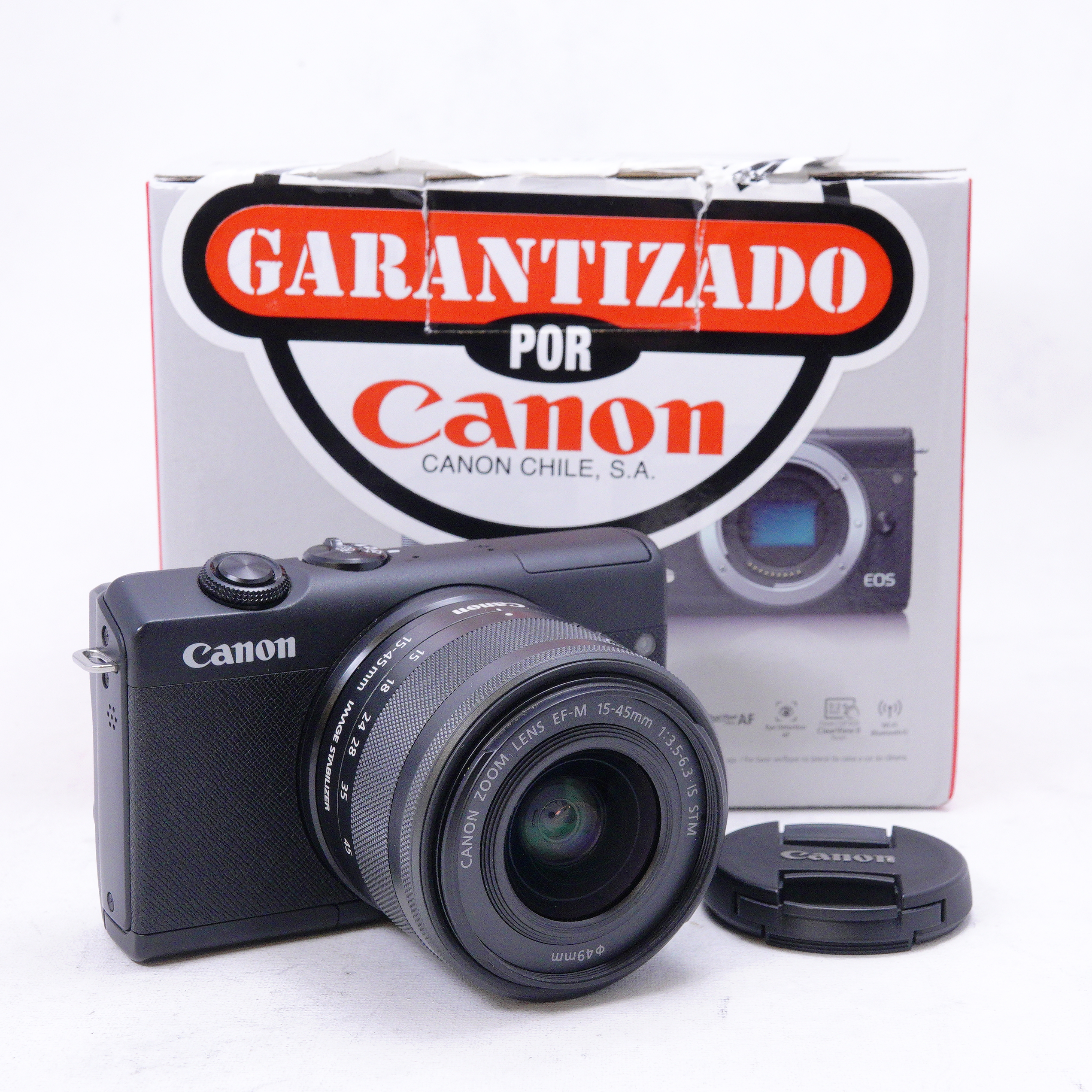 Canon EOS M200 Mirrorless con lente 15-45mm kit - Usado