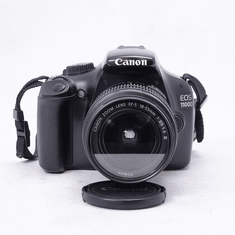 Canon EOS 1100D con lente kit EF-S 18-55mm f3.5-5.6 III - Us