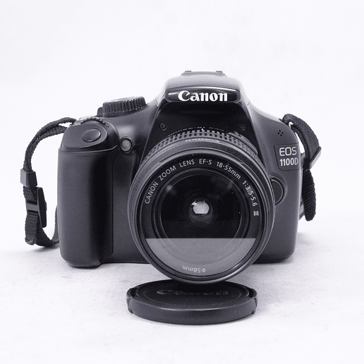 Canon EOS 1100D con lente kit EF-S 18-55mm f3.5-5.6 III - Usado 2