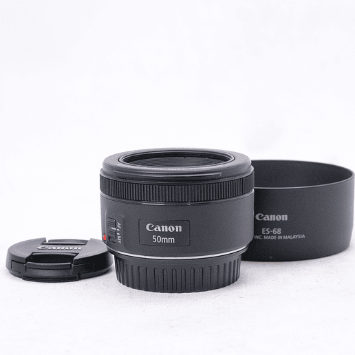 Lente Canon EF 50mm f1.8 STM con parasol - Usado 5