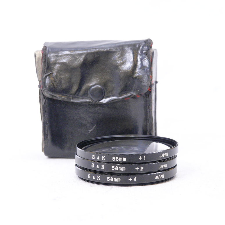 Lentillas S&K 58mm +1 +2 +4 Made in Japan - Usado 1