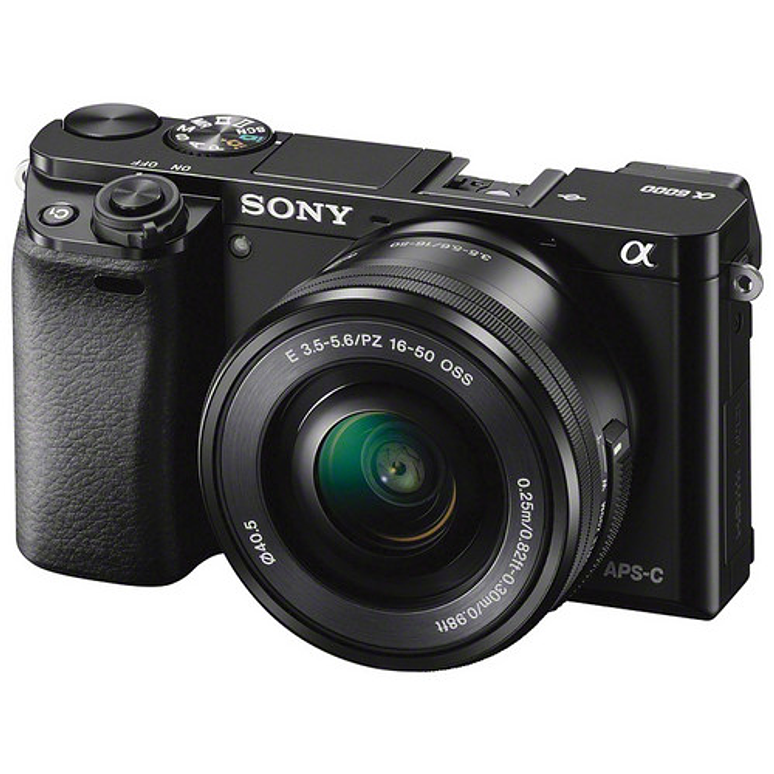 Sony a6000 con lente kit 16-50mm y skin protector - Usado 1