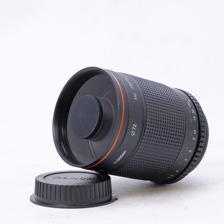 Lente de espejo Vivitar 500mm f/8  (Incluye adaptador Canon + Sony NEX) - Usado 3