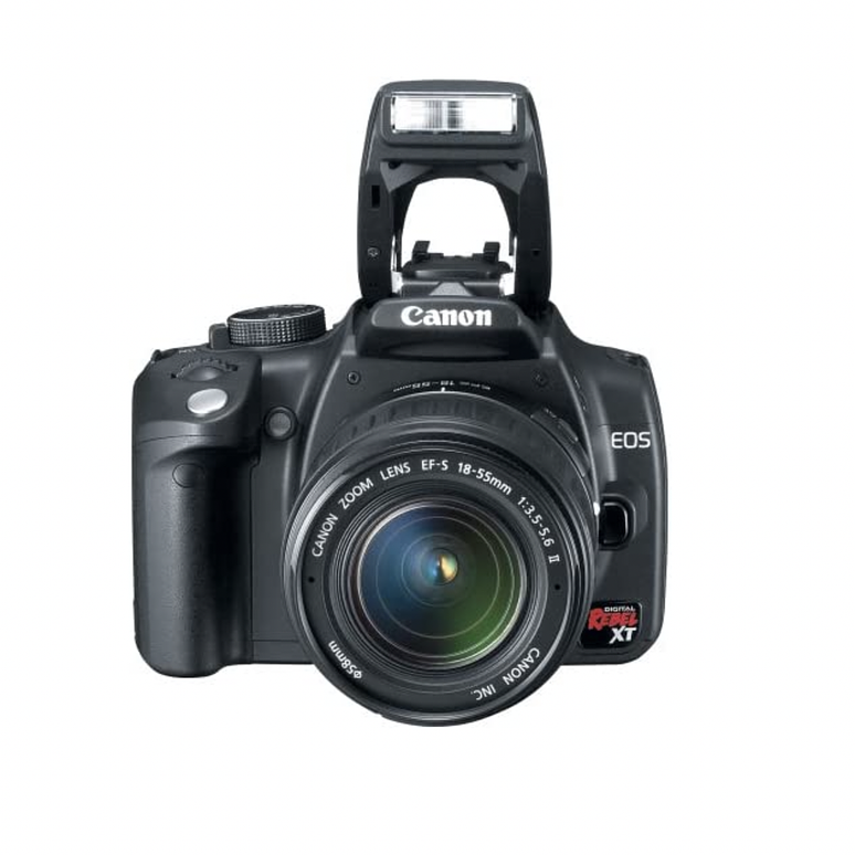Canon Rebel XT con lente EF-S 18-55mm f3.5-5.6 II - Usado 1