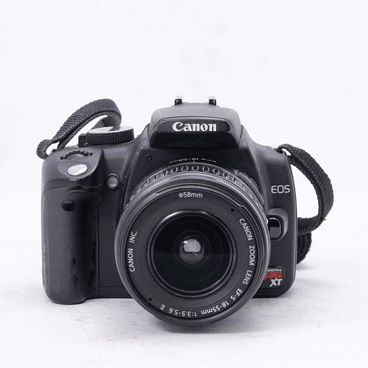 Canon Rebel XT con lente EF-S 18-55mm f3.5-5.6 II - Usado 2