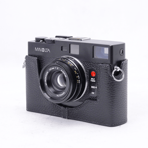 Minolta CLE con lente M-Rokkor 40mm F2 y accesorios  - Usado 8