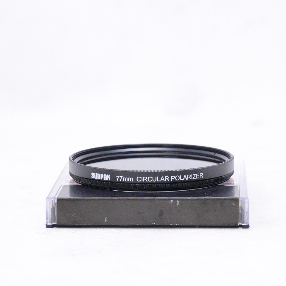 Filtro Polarizador circular Sunpak M77 (77mm) - Usado
