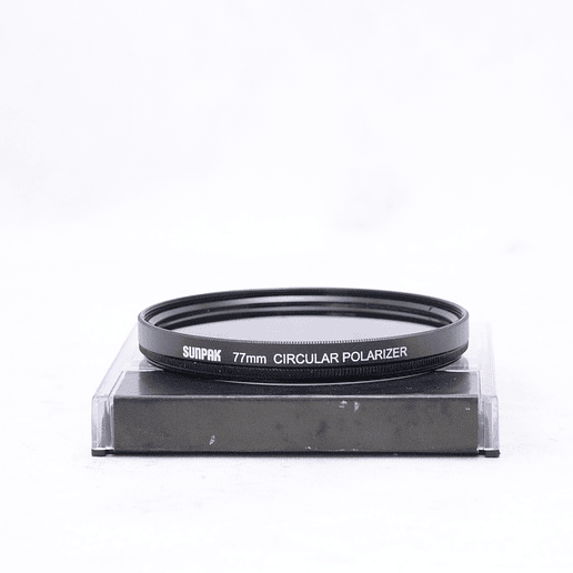 Filtro Polarizador circular Sunpak M77 (77mm) - Usado 1