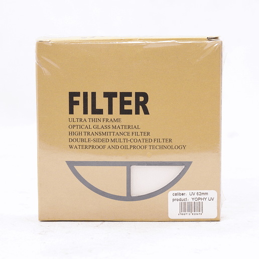 Filtro UV Yophy 62mm - Usado 2