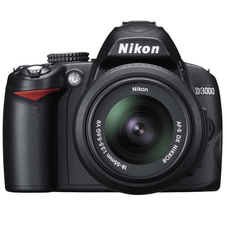 Nikon D3000 con lente kit 18-55 - Usado 1