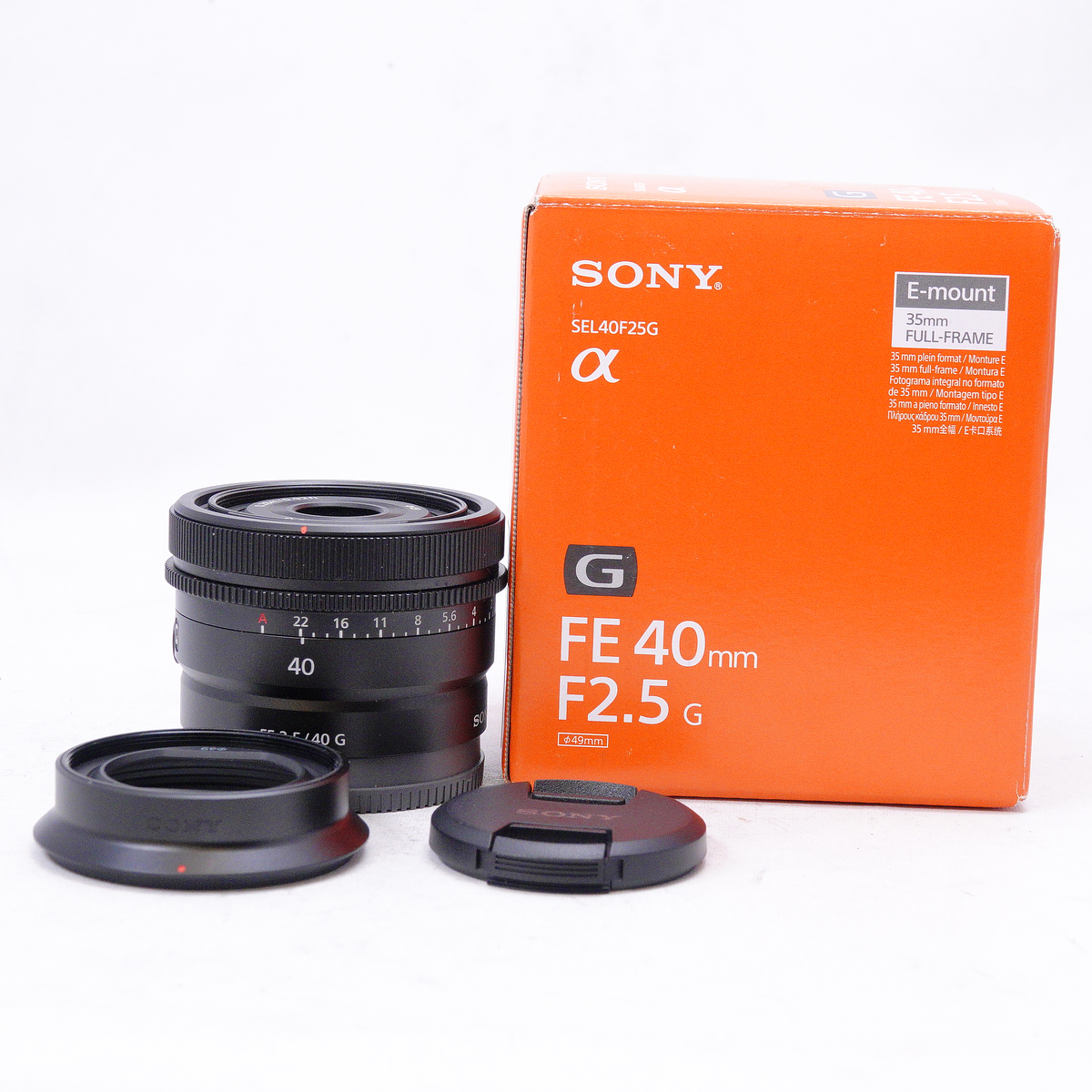 Lente Sony FE 40mm f2.5 G - Usado