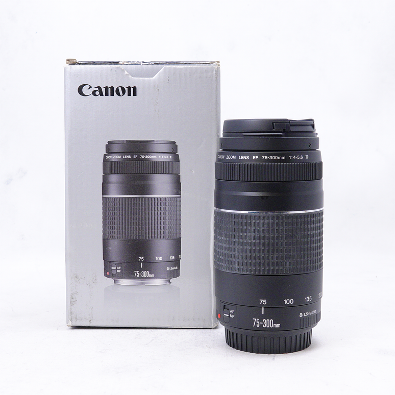 Lente Canon EF 75 300mm f4-5.6 vIII - Usado 6