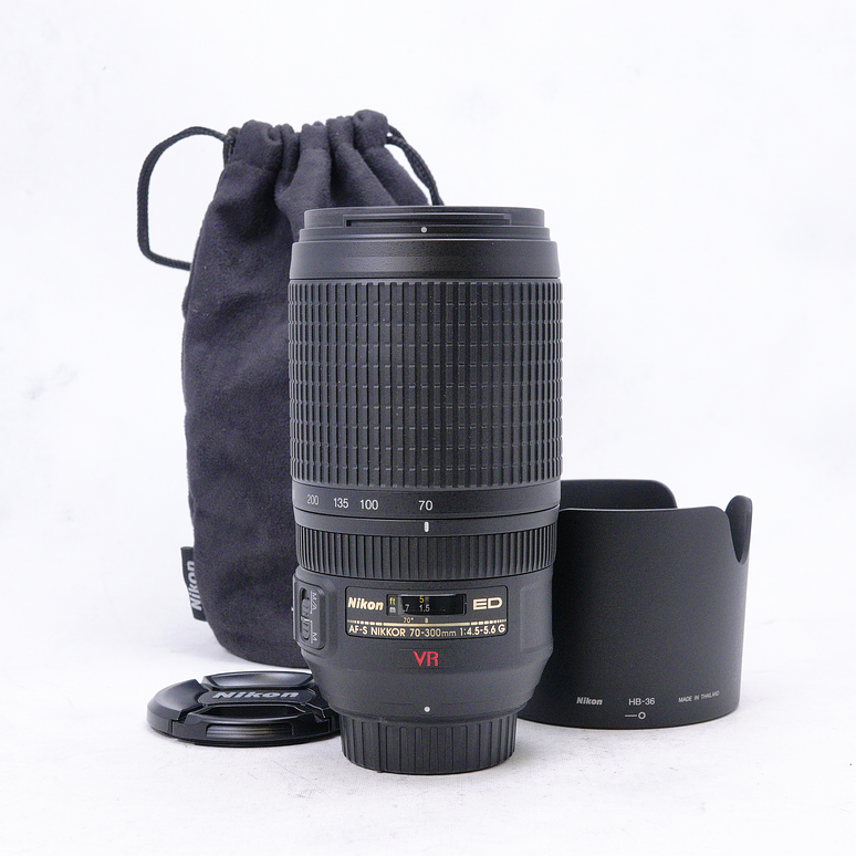 Lente Nikon AFS NIKKOR 70-300mm f4.5 5.6 G ED VR - Usado 5