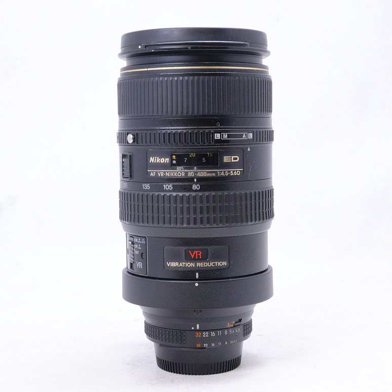 Lente Nikon AF VR Zoom NIKKOR 80-400mm f4.5-5.6D ED - Usado 2