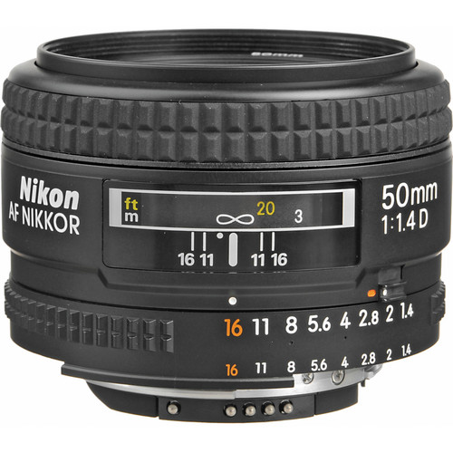 Nikon AF NIKKOR 50mm f/1.4D - Usado