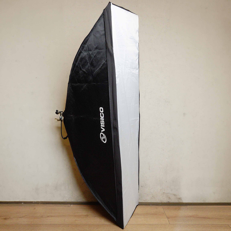 Softbox strip Visico 30x120 con adaptador bowens - Usado 2