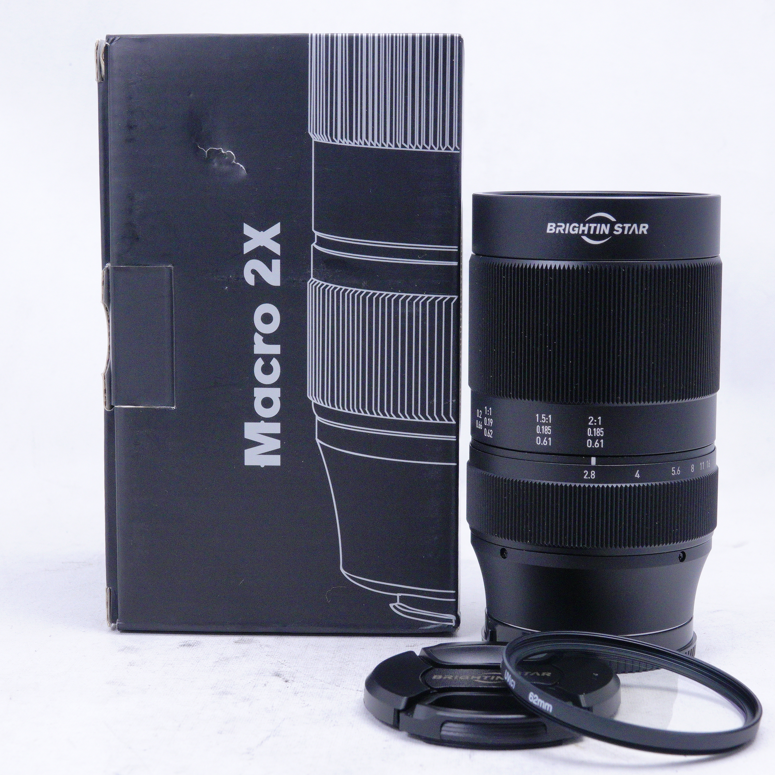 Brightin Star 60mm F2.8 2:1 doble magnificación Macro Lens - Usado