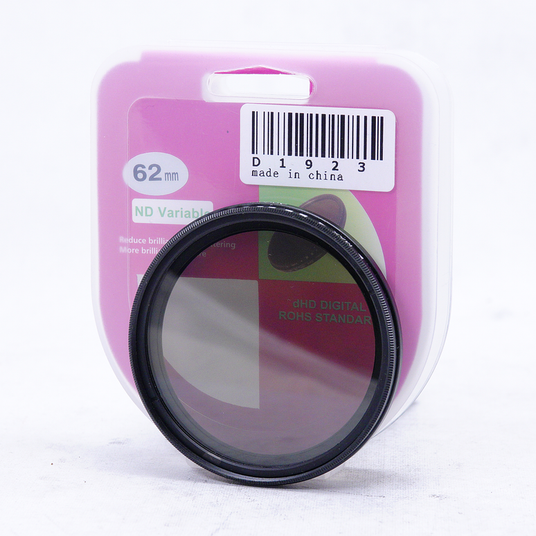 Filtro ND Variable ND2 ND400 Andoer 62mm - Usado 1
