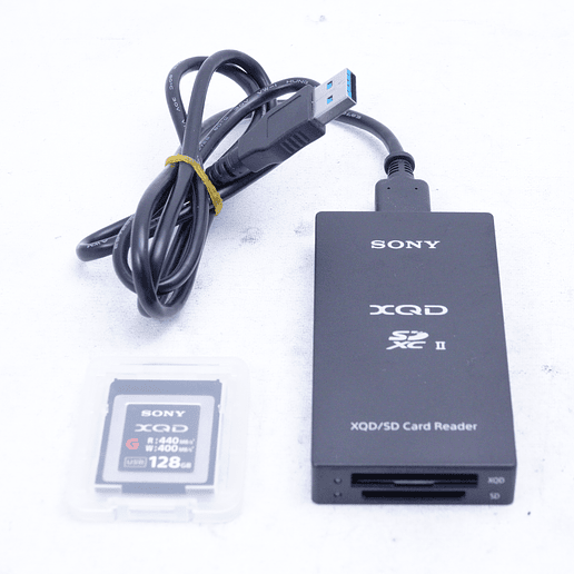 Tarjeta Sony G XQD 128GB con Lector Sony XQD SDXC II MRW-E90 - Usado 2