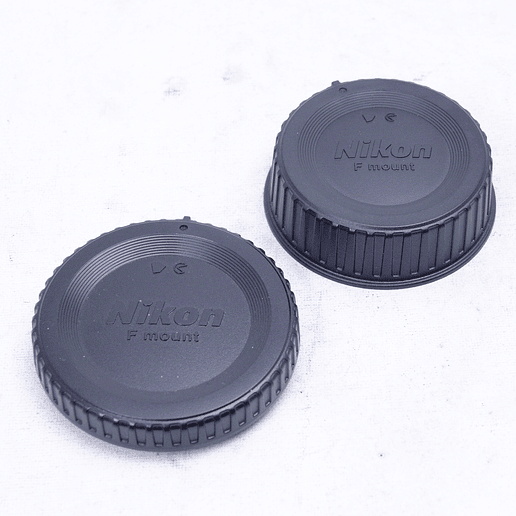 Kit tapa Cuerpo y tapa trasera Lente Nikon (Mount F) - Usado 1