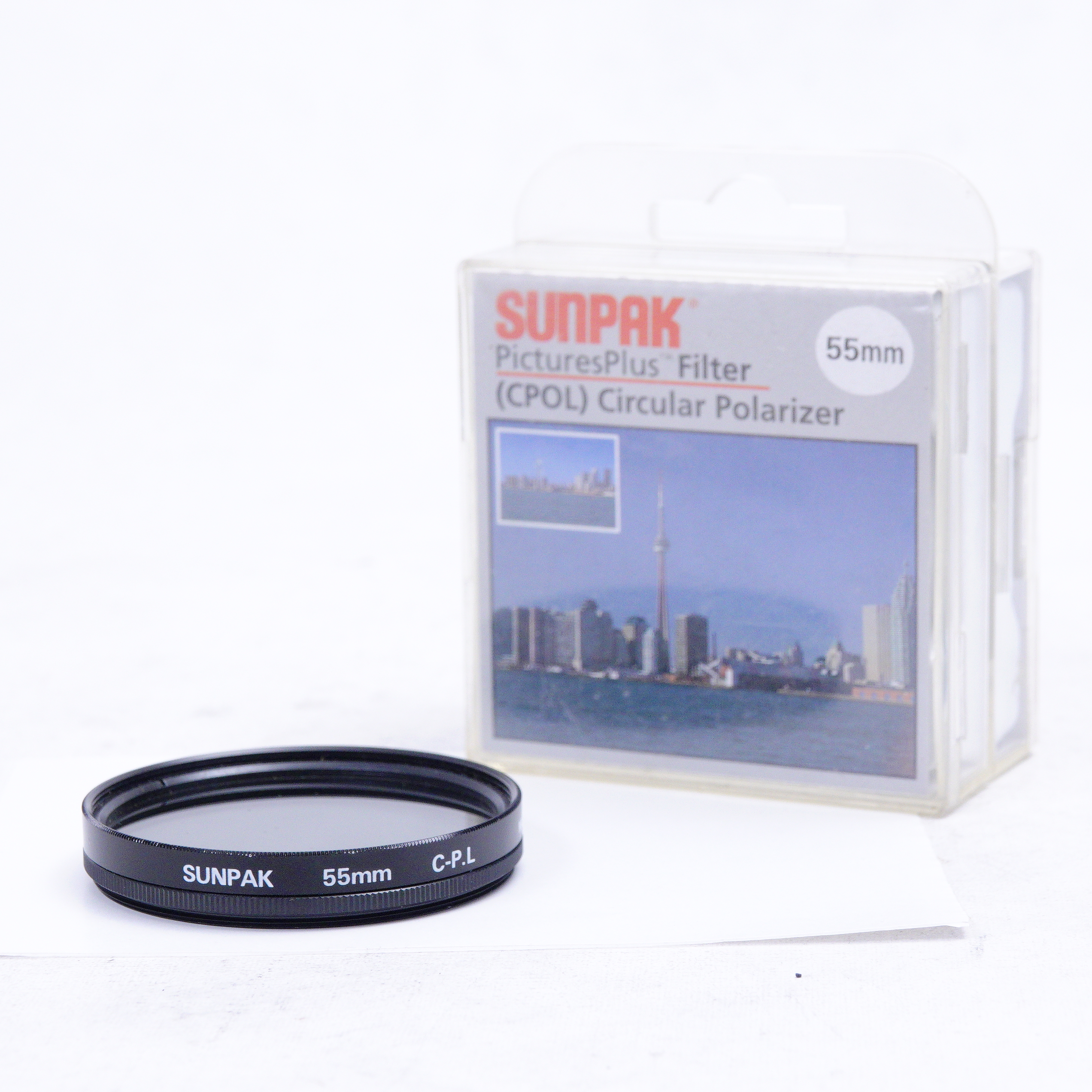 Pack Filtro SUNKPAK PicturesPlus 55mm UV (Haze) y CPOL - Usado