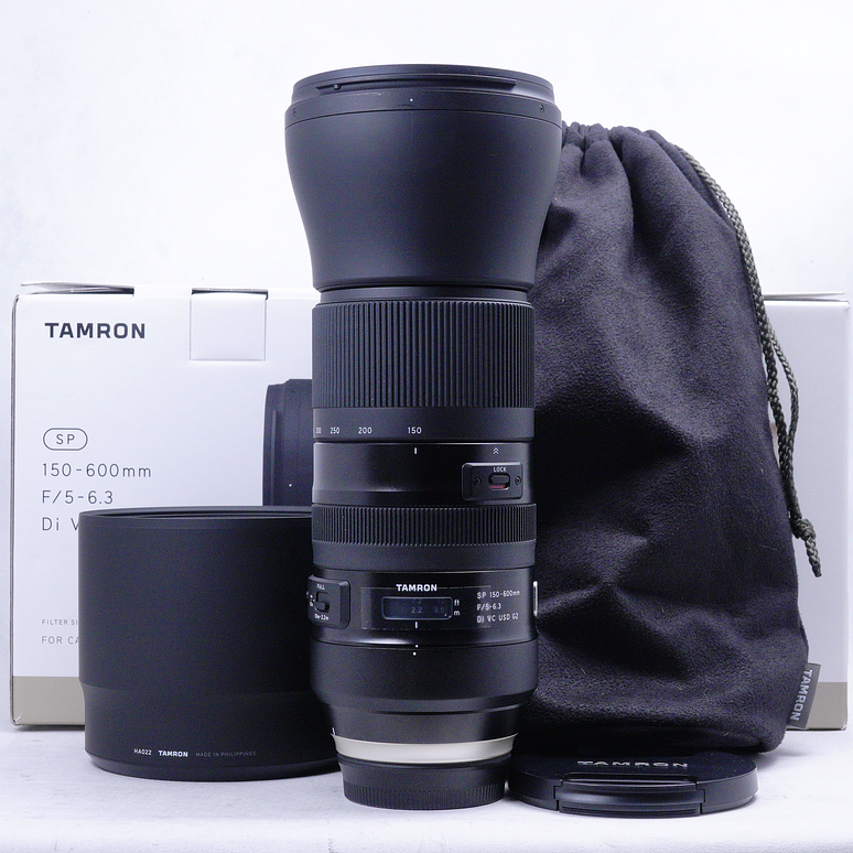Lente Tamron SP 150-600mm f5-6.3 Di VC USD G2 para Canon EF - Usado 8