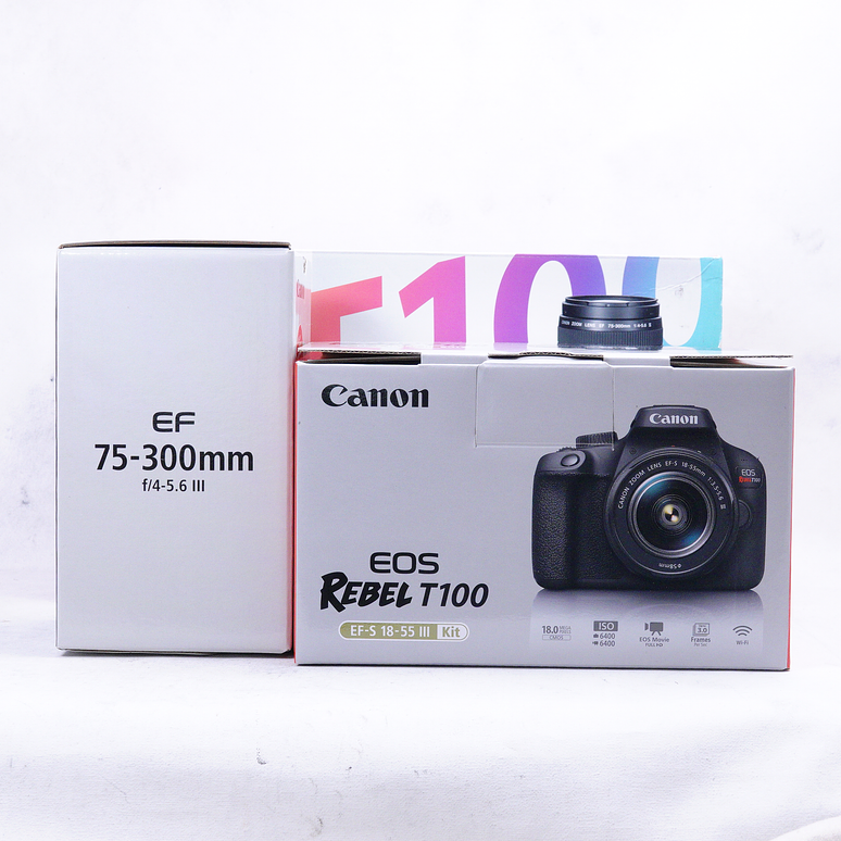 Canon EOS REBEL T100 Premium Kit - Usado 11