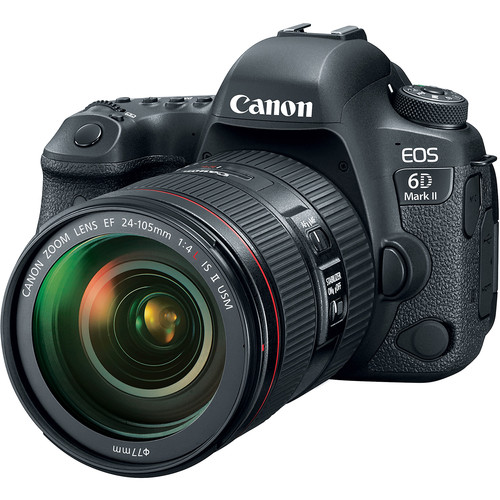 ジャンク品 Canon EOS 6D EF24-105mm 6D-② Canon EOS 6D Mark II DSLR Camera with 24-105mm f/4L II - Usa