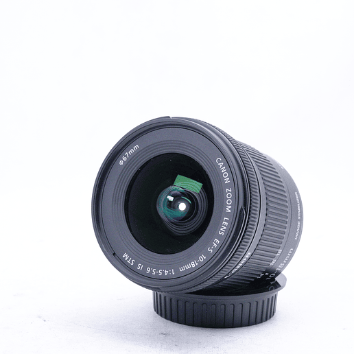 Lente Canon EFS 10-18mm f4.5 5.6 IS STM - Usado 2