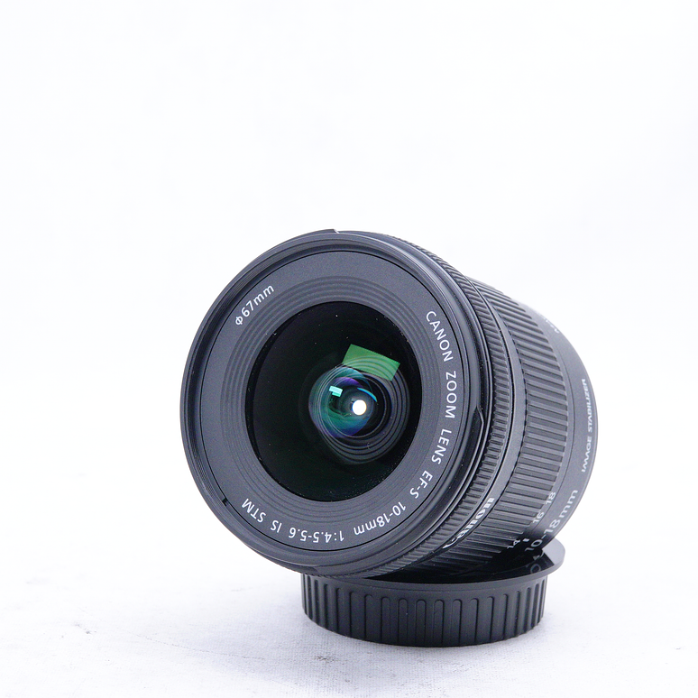 Lente Canon EFS 10-18mm f4.5 5.6 IS STM - Usado 2