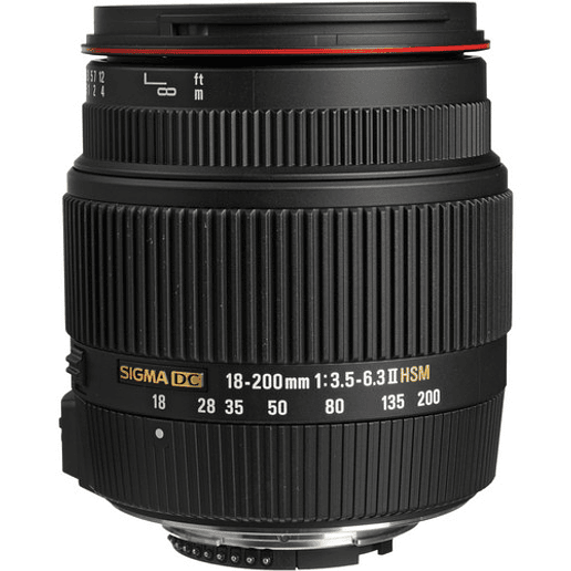 Sigma 18-200mm f/3.5-6.3 II DC OS HSM para Nikon - Usado 1